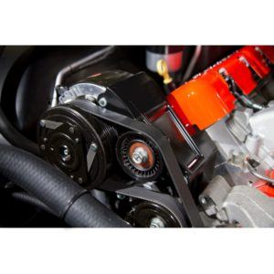 Holley 20-133BK LS A/C Bracket Kit Passenger Side Works W/R4 A