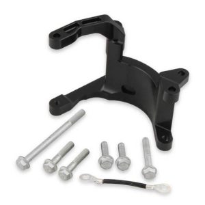 Holley 20-210B LT4 Dry Sump A/C Bracket Black Finish