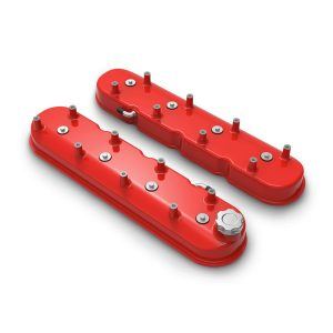 Holley 241-113 Valve Cover Tall LS Gloss Red Finish