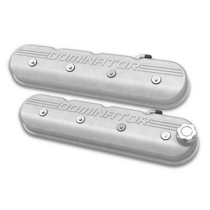 Holley 241-118 Valve Cover Tall LS Natural Cast W/ Dominator