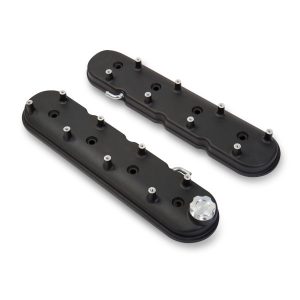 Holley 241-91 Valve Cover LS Black Krinkle Finish