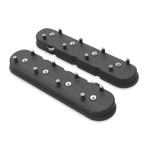 Holley 241-97 Valve Cover Tall LS For Dry Sump Apps. Black