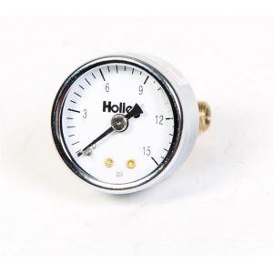 Holley 26-500 0-15 PSI Fuel Pressure Gauge 1.5" Diameter