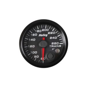 Holley 26-605 2-1/16 Holley Trans Temp Gauge-Black