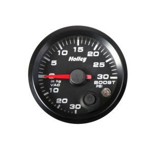 Holley 26-606 2-1/16 Holley Boost/Vac Gauge-Black