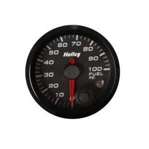 Holley 26-608 2-1/16 Holley Fuel Pressure Gauge-Black