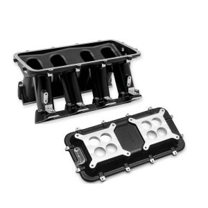 Holley 300-113BK LS3 Hi-Ram Intake Manifold Carb 2 X 4150 - Black