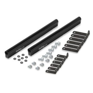 Holley 300-134BK LS3 Dual-Quad Mid-Rise Intake Man EFI - Black
