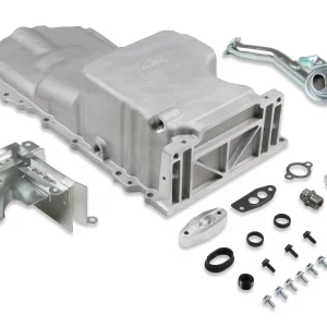 Holley GM Gen V LT Swap Oil Pan - Drag Race - As Cast with Turbo Oil Return