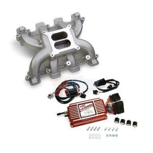 Holley 300-129 LS3 Dual Plane Carb Intake & MSD 6014 Ignition Box