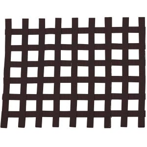 Ribbon Style Racing Window Net Non-SFI Black Circle Track Drag Race