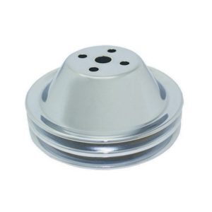 Water Pump Pulley 2-Groove SBC SWP Short Pump