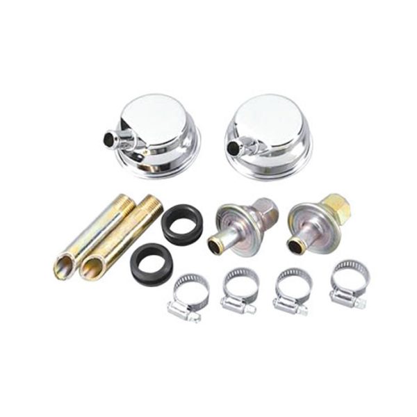 Universal Crankcase Evacuation Kit Chrome