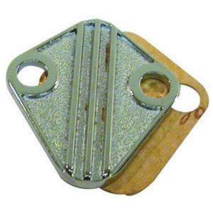 BBC Big Block Chevy Fuel Pump Block-Off PlateWith Gasket