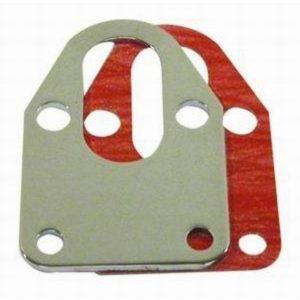 SBC Small Block Chevy 327 350 400 Chrome Fuel Pump Mounting Plate