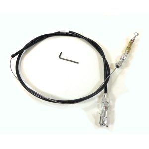 Universal 36" Throttle Cable Kit w/ Black Rubber Housing