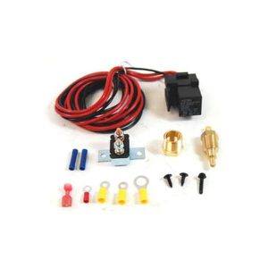 Temp Controlled Thermostatic Switch & Electric Fan Relay Kit 200/185