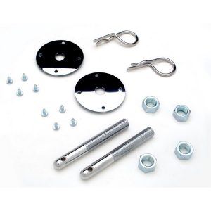 Hair Pin Style Hood Pin Kit - Chrome