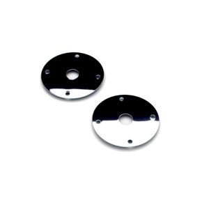 Hood Pin Scuff Plate - Chrome
