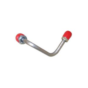 Left Mount Prop Valve Brake Lines 1/2" to 1/2" & 7/16" to 9/16" - Zinc