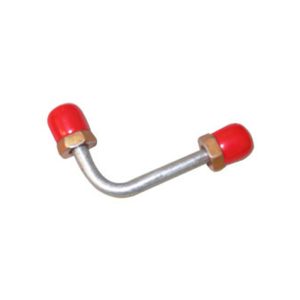 Left Mount Prop Valve Brake Lines 1/2" to 3/8" & 7/16" to 3/8 - Zinc