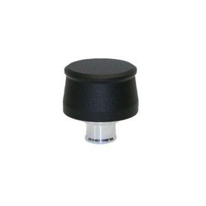 Aluminum Push-In Breather Smooth - Black