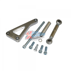 Polished Aluminum SBC Alternator Bracket LWP Long Pump Kit