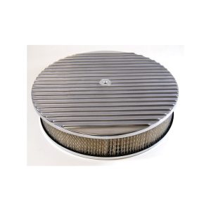 14 X 3 Full Finned Air Cleaner Paper Element Set Polished A