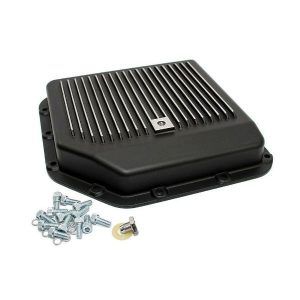 Transmission Pan GM Turbo 350 - Black Aluminum