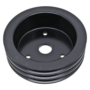 Crank Pulley 3-Groove SBC Small Block Chevy SWP Short Pump