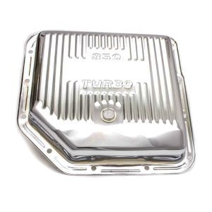 Trans Pan Turbo 350 Stock Depth - Chrome