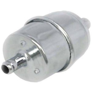 Karl Performance Parts K9177 Chrome Inline Fuel Filter  3/8" Barb