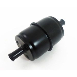 Universal Fuel Filter 3/8" Inlet/Outlet - Black