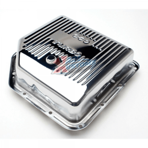 GM TH350 Transmission Pan Finned Chrome Finish