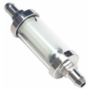 Universal Fuel Filter 3/8" Inlet/Outlet - Glass