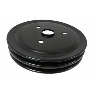 Crank Pulley 2-Groove SBC Small Block Chevy SWP Short Pump
