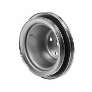 Water Pump Pulley 2-Groove BBC Big Block Chevy LWP Long Pump - Chrome