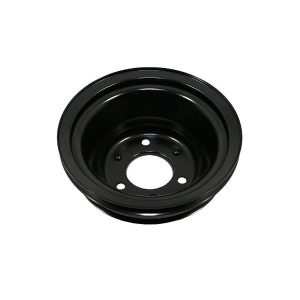Crank Pulley 3-Groove BBC Big Block Chevy LWP Long Pump - Black