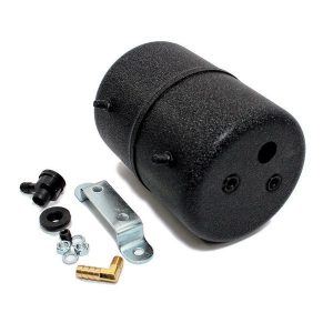 Universal Black Steel Vacuum Reservoir Tank