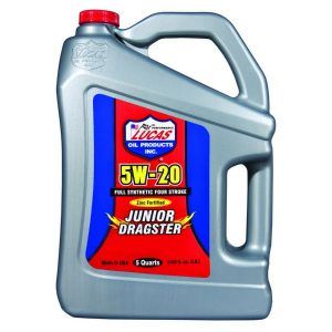 Lucas 10471 Jr. Dragster-Karting 5W20 Racing Motor Oil 5 Quart Jug