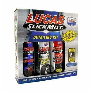 Lucas 10558 Slick Mist 4x1-Car Care Detailing Kit Combo Pack