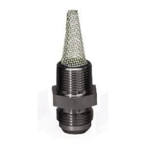 Moroso 23961 Oil System Filter Fitting -12 AN Male to -12 AN O-Ring - Black