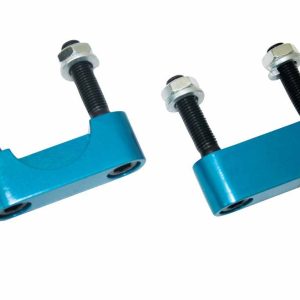 Moroso 85860 U-Joint Cap Strap Girdles for Ford 9 Inch - Blue Anodized
