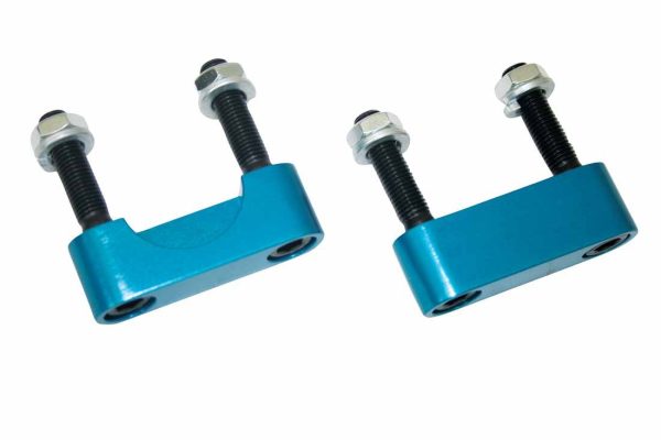 Moroso 85860 U-Joint Cap Strap Girdles for Ford 9 Inch - Blue Anodized