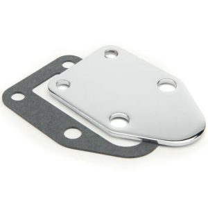 Mr. Gasket 1515 Fuel Pump Block-Off Plate, Chevy Small Block 265-400