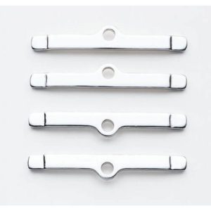 Mr. Gasket 9817 Chrome Valve Cover Clamps, Long Style