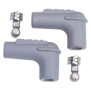 MSD 3311 Silicone 90° Spark Plug Boots & Terminals