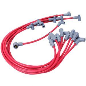 MSD 35599 Race Tailored 8.5mm Super Conductor Spark Plug Wire Set, Small Block Chevy with HEI Cap