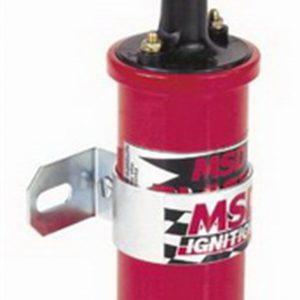 MSD 8213 Canister-Style Chrome Steel Horizontal Coil Mounting Bracket Universal