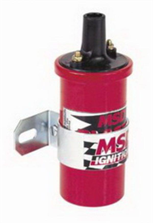 MSD 8213 Canister-Style Chrome Steel Horizontal Coil Mounting Bracket Universal